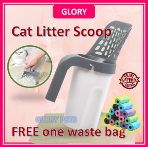 Cat Litter Scoop Cleaning Scoop 2 In 1 Shovel Cat Litter Shovel Set Toilet Detachable Portable 猫砂铲