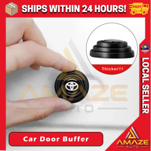 Silicone Car Door Soft Close Pad Absorber Pad Sound Proof Rubber Door Buffer [Black]