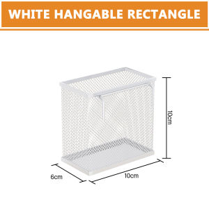 [3 Sizes] Innohut Metal Mesh Pencil Holder Stationeries Organizer Multifunctional Desktop Storage Holder Rak Alat Tulis