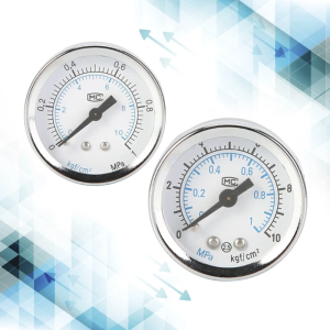 Pressure Gauge Y40/Y50 Thread Pressure Gauge 0-1.0MPa / 0-10kgf/cm² Pressure Gauge Aluminum Thread Shatter-proof Gauge