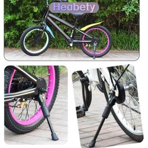 Heabety Trẻ Em Xe Đạp Chân Đế Cho 12 14 16 18 Inch Bánh Xe Xe Đạp Bên Đá Đứng Phía Sau Núi Cao Cấp Thép Xe Đạp Hỗ Trợ Kệ