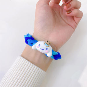 2023 5Pcs New Sanrio Rubber Band DIY Weaving Homemade Cartoon Hair Ring Bracelet Tie Head Rope Couple Girlfriends Hand Rope