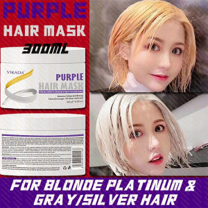 new Removes Yellow And Brassy Purple Hair Mask Color Protection Conditioner Bleaching For Silver Gray White Hair Beauty Care Product hot