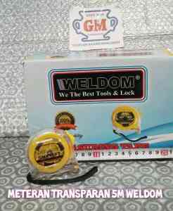 Meteran Transparan 5m 5mtr 5meter WELDOM