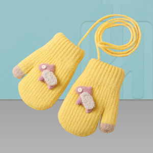 Hitchie A076 Kids Children (1-4Yr) Thermal Winter Cotton Glove Sarung Tangan Sejuk Kanak Spring Autumn Warm Gloves小孩冬天手套
