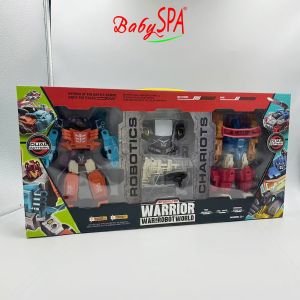 ♥♥♥ BabySPA Transformable Robot Toy – 2-in-1 Vehicle & Hero