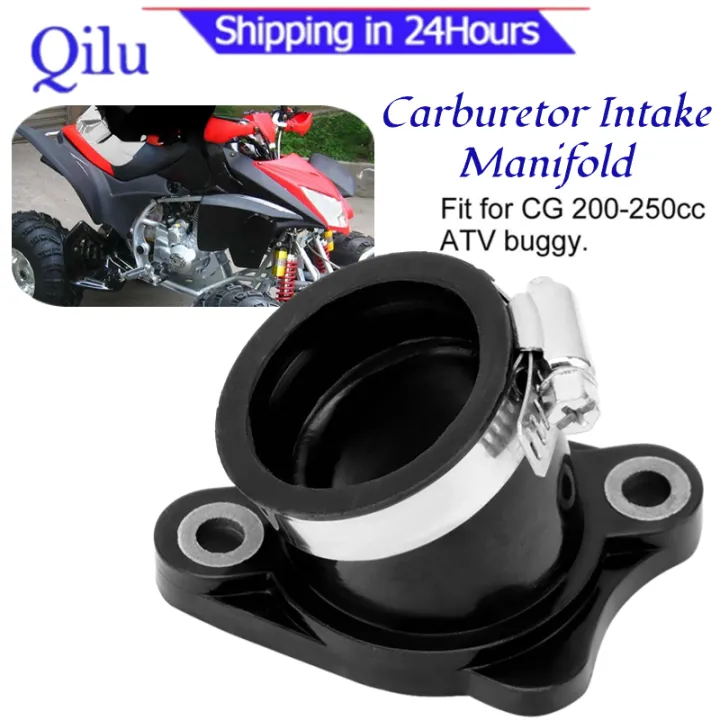 30mm Motorcycle Carburetor Intake Manifold Fit for CG 200-250cc ATV ...