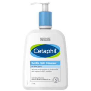 Cetaphil Gentle Skin Cleanser 500mL Face & Body Wash | Soap‑Free Mild Cleansing | Fragrance‑Free Hypoallergenic | Lock Skin Moisture | Suitable For Sensitive Skin