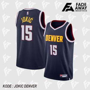 JERSEY BASKET JOKIC #15 DENVER NAVY