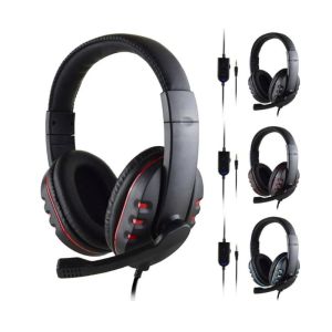 Tai nghe chơi game có dây 35 mm Tai nghe nhạc cho PS4 Trò chơi PC Trò chuyện Máy tính có Micrô 2026