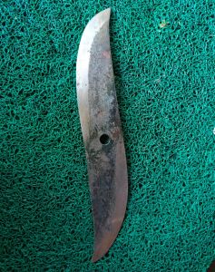 Pisau Cacah Rumput Sederhana 25cm mesin dinamaopompa air dll +as 10mm