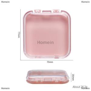 [COD] Homein Nail Art Organizer Transparent Plastic Packaging Box Nail Enhancement Storage Jewelry Necklace Display Gift Box