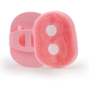 OMQAIO Silicone Bàn chải tẩ bào chết cho cơ thể Massage da có tay cầm Dụng cụ tẩ bào chết khi tắm Hiệu quả Massage nhẹ nhàng Bàn chải vệ sinh bồn tắm Tắm