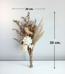 ช่อดอกไม้แห้ง ดอกดาเลีย แจกันดอกไม้ ดอกไม้แห้ง DIY ตกแต่ง พร้อพถ่ายรูป Flower Bunch