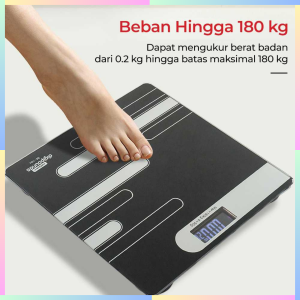FAST DELIVERY Digipounds Timbangan Badan Akurat Digital Anak Dewasa Scale Rechargeable 180kg