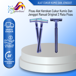 ALAT CUKUR KUMIS DAN JENGGOT 2 MATA PISAU CUKURAN BULU KETIAK RAMBUT KAKI