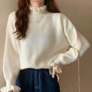 IOS SHOP REVILLA ATASAN RAJUT KNIT KASUAL WANITA KOREAN STYLE