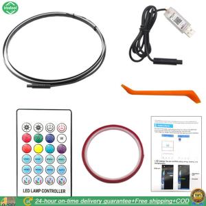[Vodool Park City] 110cm Interior Decoration Lamp Strips with RC RGB Center Console Lighting 64 Color Auto Accessories
