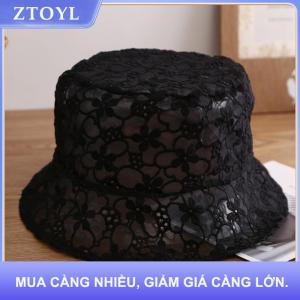 【ZTOYL】 Ngọt Ngào Dễ Thương Ren Hat Hollow Hoa Xô Hat Thời Trang Phụ Nữ Ngư Dân Hat Thoáng Khí Che Nắng Kem Chống Nắng Hat