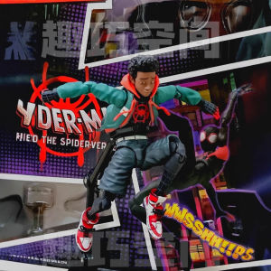 QianzhiLian Miles from the Multiverse Super Articulated Action Figure Toy Marvel Figure Model Gift