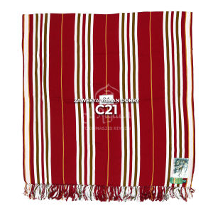 Sorban ZAWEEYA Tenun Lembut Motif Yaman Dobby Premium