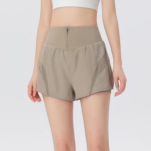 Quần short đùi thể thao nữ 2 lớp cao cấp tập gym yoga chạy bộ đạp xe cầu lông tennis XGYM X8822