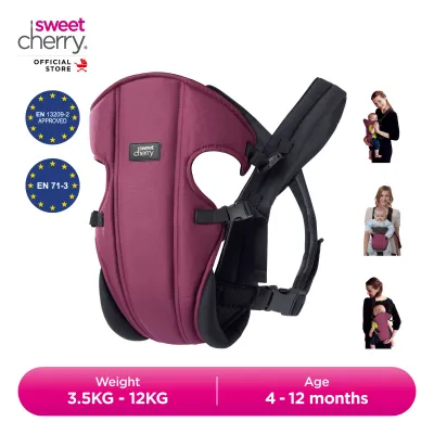Sweet Cherry Baby Carrier Infant Comfortable Adjustable Multifunctional Sling Backpack SC653 TRC Baby Carrier 4 months to 1 year old
