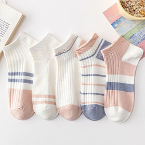 Tsion คุณภาพดี ถุงเท้าข้อสั้นแฟชั่นฮิต ลายสวยโทนมินิมอล ลายน่ารักปุ๊กปิ๊ก งานดีงานจึ้ง รุ่นนี้ยืดหยุ่นดี ใส่สบายๆไม่อับ ชอบสีไหนรียจิ้มรีบซื้อ ของหมดไวมากน๊าาา