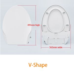 SG [READY STOCK] Non-Electric bidet toilet seat soft closing toilet seat cover Manual Control silence