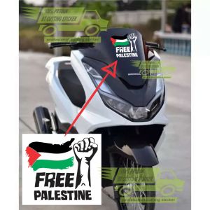 sticker visor pcx stiker free palestine motor pcx sticker visor free palestine