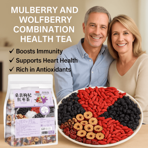 Organic Mulberry Wolfberry Herbal Tea Nourishes The Kidneys Strengthens Body Resists Oxidation Natural Detoxifying Health Drink【天然成分】草本茶 清肝养肾茶 桑葚枸杞茶 缓解疲劳