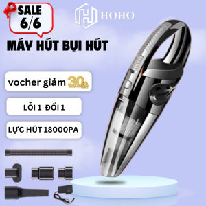 Máy Hút Bụi Cầm Tay Baseus Lực Hút 18000PA Hút Bụi Đa Năng Siêu Khỏe Công Suất 120W Gọn Nhẹ 2 Đầu Hút Màng Lọc Hepa Bền Bỉ Hút Sạch Bụi Cát