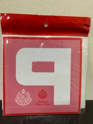 P LICENSE / L LICENSE STICKER FOR CAR & MOTOR 2 PCS