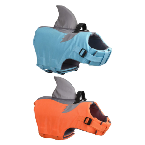 Adjustable Dog Life Preservers with High Buoyancy Swim Vest 6 Size Flotation Device Swimsuit Rescuing Handle