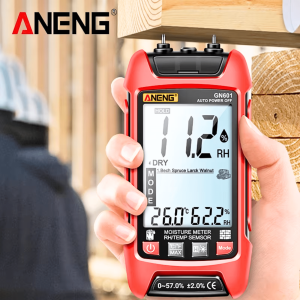 COD ANENG Pengukur Kelembapan Kayu Dinding Digital Moisture Detector GN601
