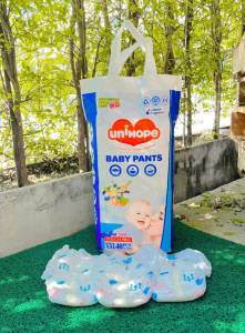 แพมเพิสนำเข้า Unihope กลิ่นหอม diapers baby มีไซส์ S-XXL แพมเพิสเด็กนำเข้า ผ้าอ้อมสำเร็จรูป แบบกางเกง แพมเพิสสำเร็จรูป บางเบา นุ่มสบาย