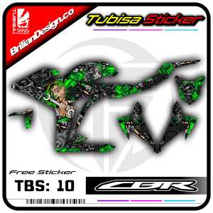 Stiker Decal CBR Facelift Semi Full - Stiker Sticker Striping Motor CBR 150 Facelift. TBS.10