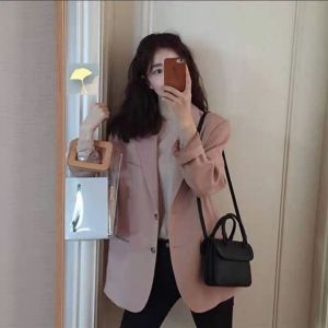 IELGY Korean style fashion womens loose fitting blazer jacket 2022 model