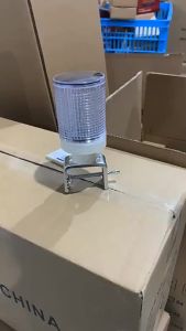 LZD  Night Solar Traffic Warning Light Road Construction Rail Guarding Lamp Road Cone Lamp Construction Site Wall Strobe Lamp Signal Lamp