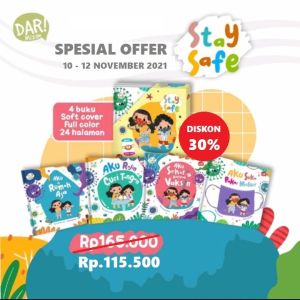 BUKU ANAK SERI STAY SAFE - BOXSET [BOARDBOOK]