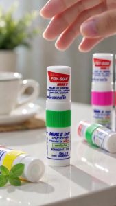 Muyuan~Poy Sian Thai Herbal Herb Aroma Relax Nasal Inhaler Thailand Herbal Nasal 泰国鼻通八仙筒薄荷棒香筒