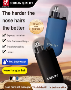 motor berkelajuan tinggi boleh dicas semula elektrik pemangkas bulu hidung boleh disiram slim fit