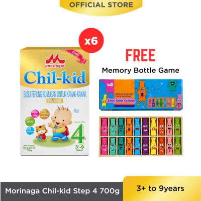 Morinaga Chil-kid Step 4 (No Sucrose) 6 boxes x 700g [Free Memory Bottle Game]