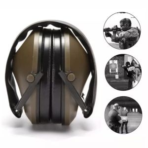 Tactical Force Headset Noise Reduction Foldable Shooting Soft Padded Electronic Earmuff Safety Ear Muffs Ear Protection