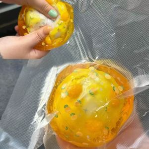 LZHDP MALL Shapable Crispy Squishy Ball Satisfying Sound Non-bounce Sensory Fidget Ball Boys Girls Pinch Wax Crunchy Squishy Kids Adults