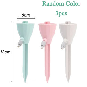 ระบบรดน้ำแบบหยดอัตโนมัติปรับได้3ชิ้นอุปกรณ์รดน้ำต้นไม้ดอกไม้เรือนกระจกอัตโนมัติอุปกรณ์รดน้ำในร่ม