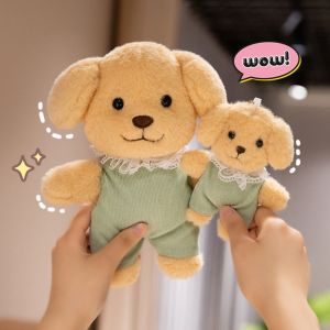 SDRYHTDH PP Cotton Sylvanian Families Poodle Fluffy Plush Forest Poodle Plush Keychain Kids Accompany Dolls Ins Forest Puppy Family Dolls Friends Birthday Gifts