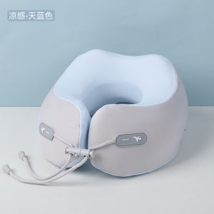 [Memory Foam] Ergonomic U-Shaped Travel Neck Pillow - Ultimate Support for Flights