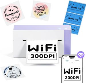 Máy Máy in nhiệt Wifi phomemo 344wf máy in vận đơn Bluetooth 300dpi