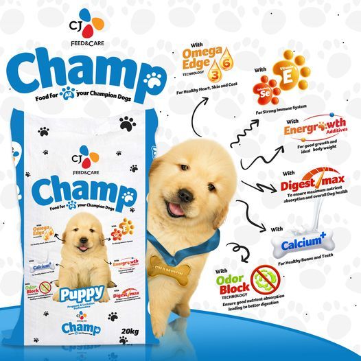 CJ Champ Puppy Dog Food 1kg. Repacked Lazada PH